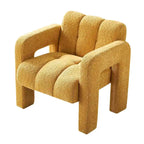 Fauteuil d'appoint rembourré de 79 cm de large en bouclé, fauteuil d'appoint moderne, chaise d'appoint, fauteuil large confortable pour chambre, salon