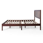 Lit Plateforme Queen en Bois d'Acacia Style Ferme Moderne par