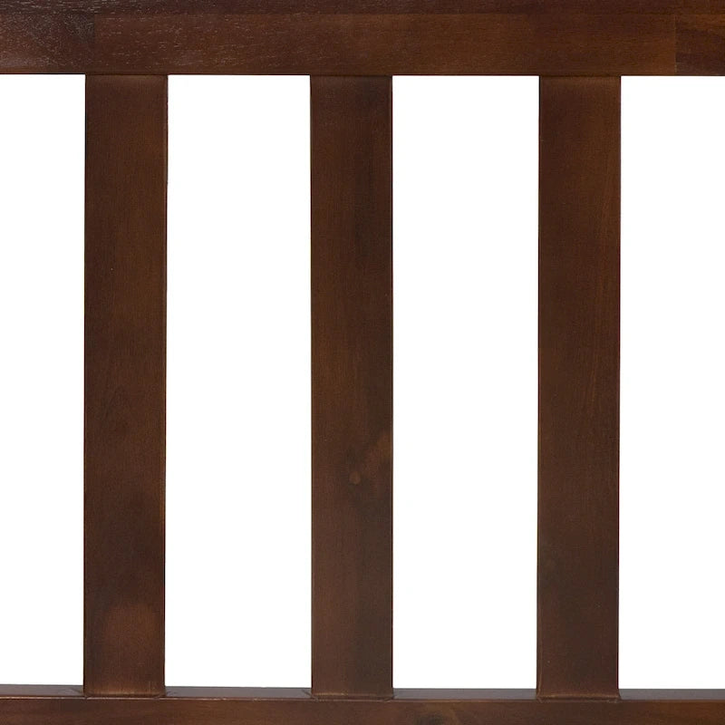 Lit Plateforme Queen en Bois d'Acacia Style Ferme Moderne par