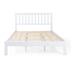 Lit Plateforme Queen en Bois d'Acacia Style Ferme Moderne par