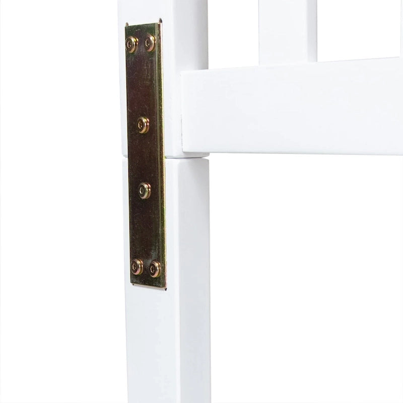 Lit Plateforme Queen en Bois d'Acacia Style Ferme Moderne par