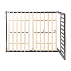 Lit Plateforme Queen en Bois d'Acacia Style Ferme Moderne par