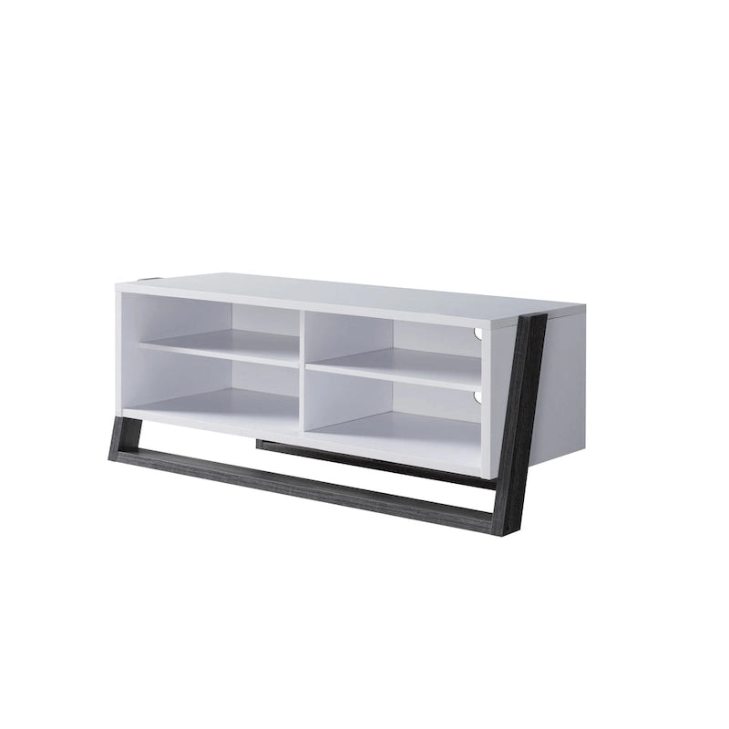 Meuble TV 4 étagères Isabelle Mid-century Modern
