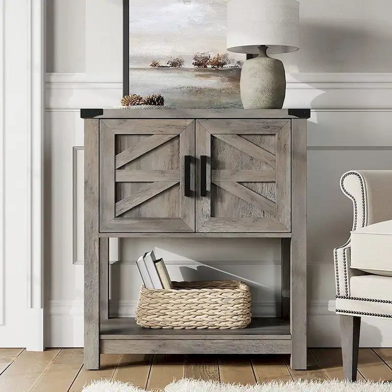 Buffet de ferme moderne, bahut en bois pour le salon