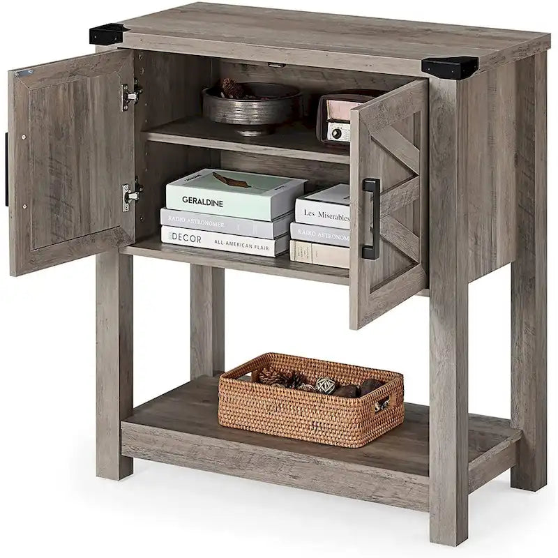 Buffet de ferme moderne, bahut en bois pour le salon