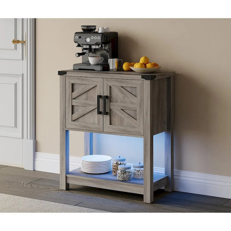 Buffet de ferme moderne, bahut en bois pour le salon