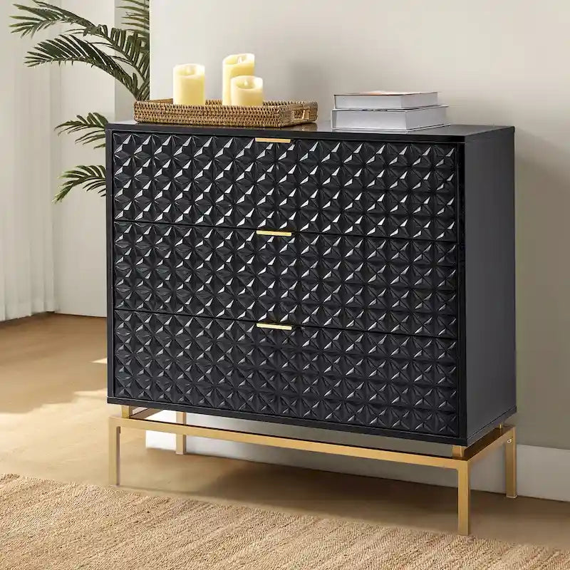 Meuble de rangement du milieu du siècle avec une base en métal par