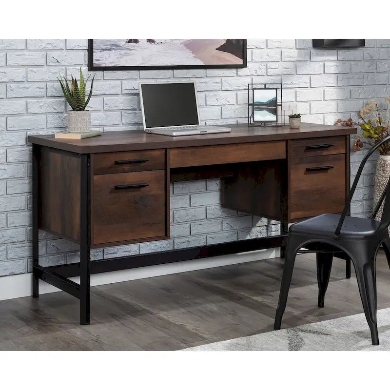 Bureau d'ordinateur avec rangement