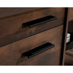 Bureau d'ordinateur avec rangement