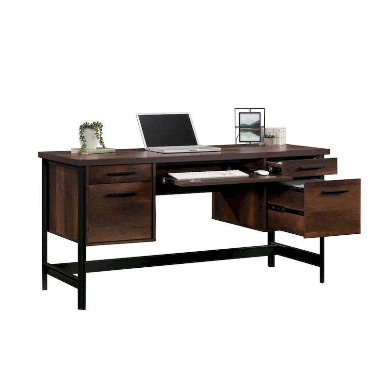 Bureau d'ordinateur avec rangement