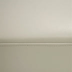 Ottoman de 30 pouces, Siège rembourré rectangulaire, Revêtement gris clair