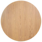 Table à manger ronde en bois de 48 po - Naturel - 48Wx48Dx30H